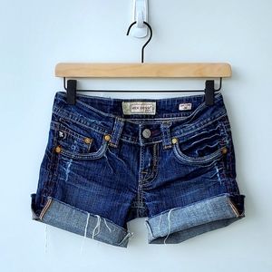 Mek Denim Distressed Shorts